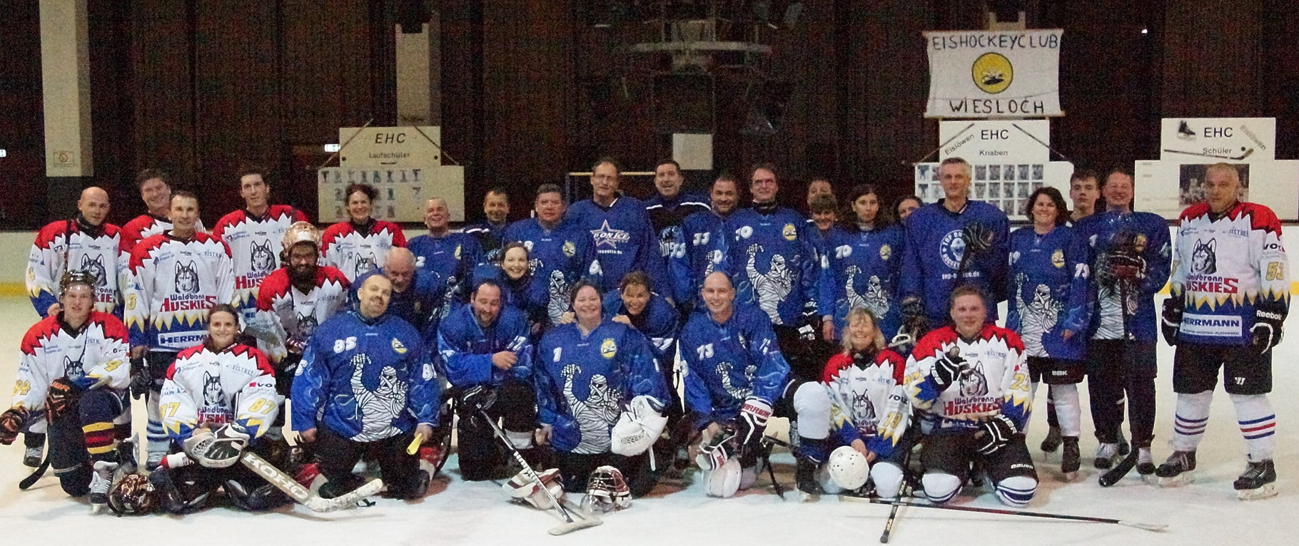 Eismumien at home: Freundschaftspiel vs. Huskies 3 aus Waldbronn